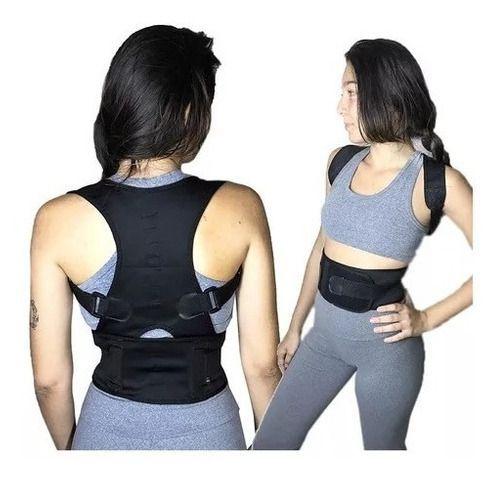Cinta Postural Corretor Postura Magnético Colete Feminina Menor preço em Cinta Postural Corretor Postura Magnético Colete Feminina