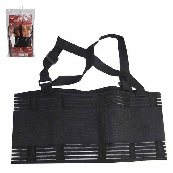 Imagem de Cinta Suporte Coluna Abdominal Dor Carregar Peso Neoprene