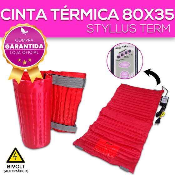 Imagem de Cinta Térmica Abdominal Com Infravermelho 80x35cm Bivolt -Styllus Term