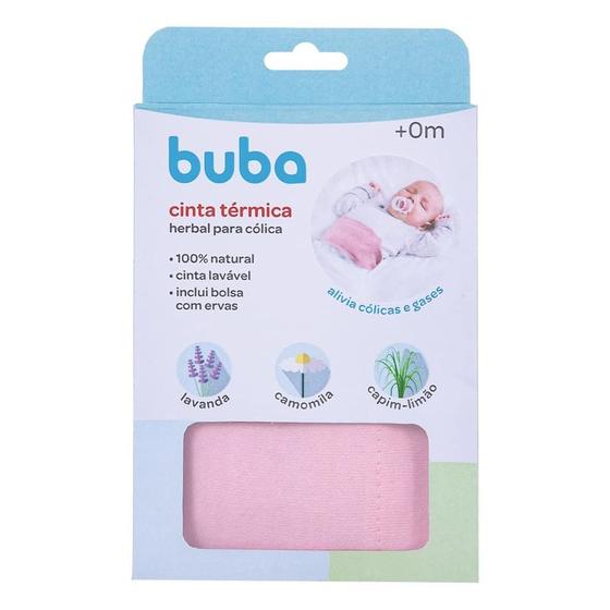 Imagem de Cinta Térmica Herbal para Cólica Rosa 14187 BUBA