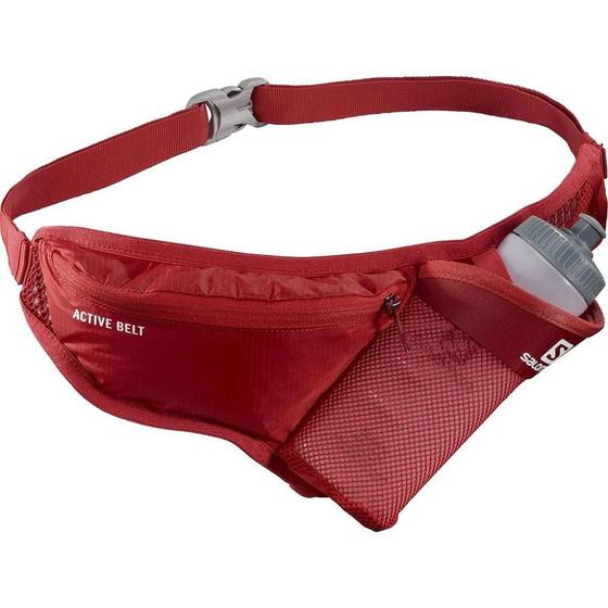 Imagem de Cinto de Hidratação Salomon Active Belt com Garrafa Vermelho