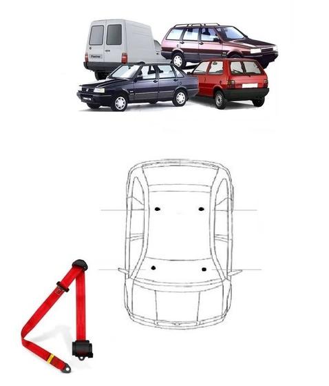 Imagem de Cinto de Segurança 3 pontos dianteiro Fiat Uno