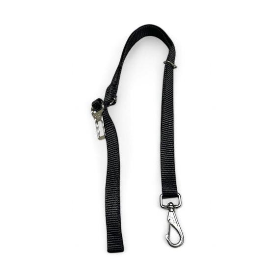 Imagem de Cinto De Segurança Pet Universal Para Cães E Gatos Nylon Cor Preto My Pet