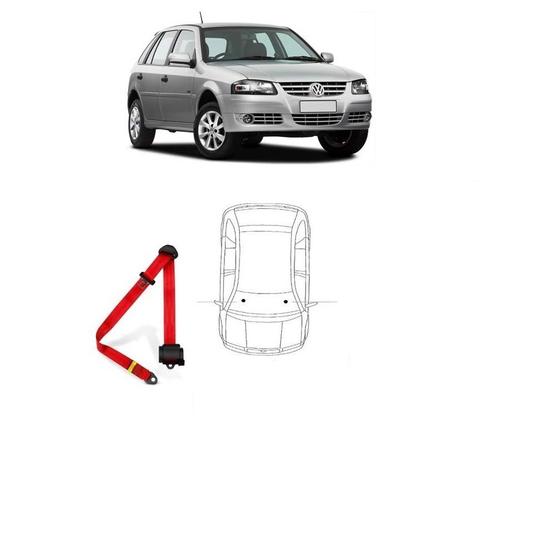 Imagem de Cinto de Segurança retrátil de 3 pontos dianteiro VW Gol