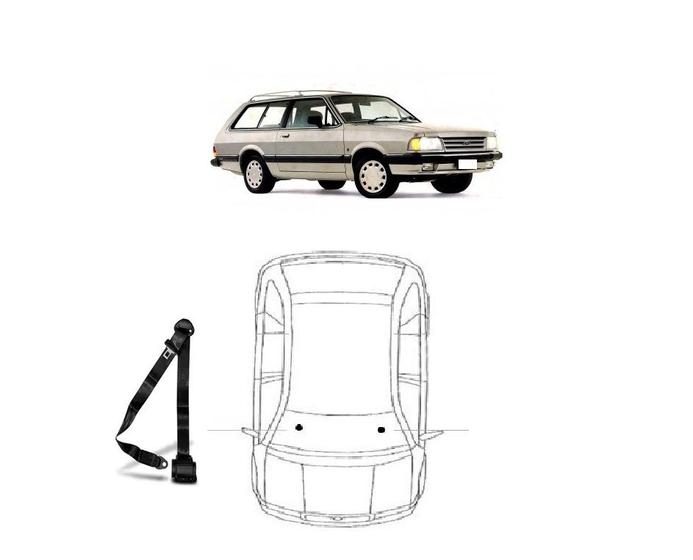 Imagem de Cinto de Segurança retrátil de 3 pontos dianteiro VW Quantum