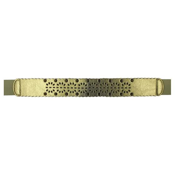 Imagem de Cinto Faixa Com Elástico Dourado Para Usar Com Vestido, CF94