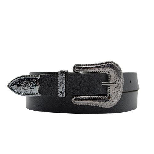Imagem de Cinto Feminino 3cm Fivela Country Boiadeira Moda Atual Inverno Verão 96090