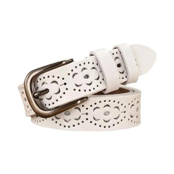 Imagem de Cinto Feminino de Moda - 5 Cores, Fivela de Agulha e Design Recortado