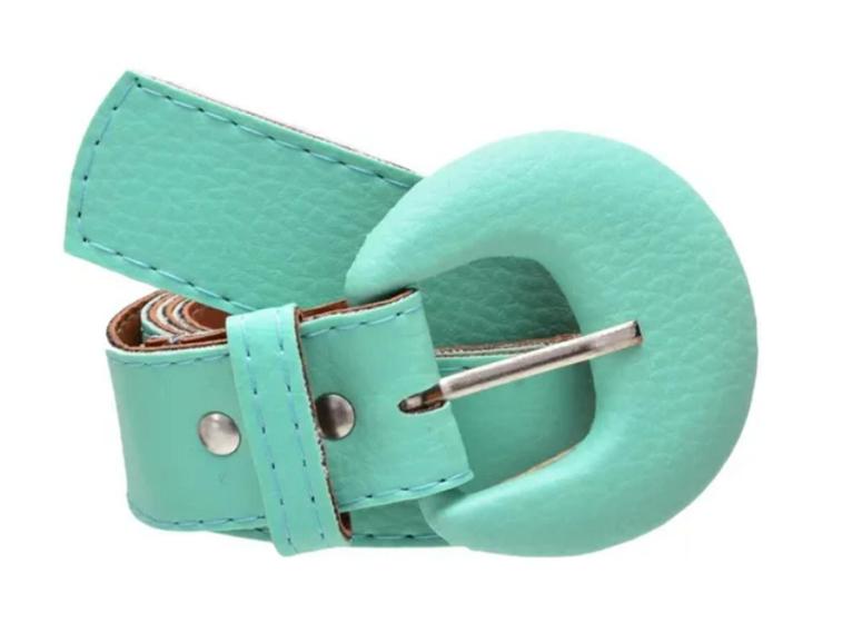 Imagem de Cinto Feminino Fino Com Fivela Retrô Redonda HL-102 - SHR