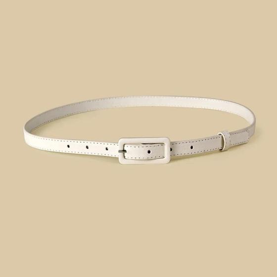Imagem de Cinto Feminino Fino e Elástico com Fivela de Pino - Cores Variadas