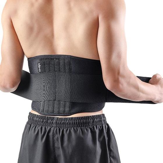 Cinto lombar neoprene ajustável elástica hastes aço flexível Menor preço em Cinto lombar neoprene ajustável elástica hastes aço flexível