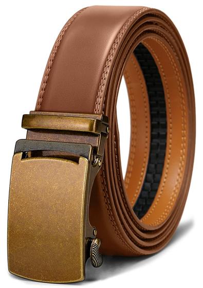 Imagem de Cinto Masculino BULLIANT Slide Ratchet Tawny - Couro Genuíno