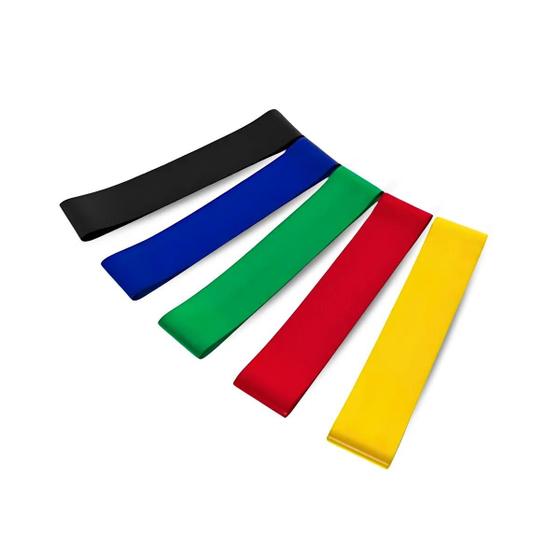 Imagem de Cinto Para Exercícios Físicos Kit 5 Elásticos
