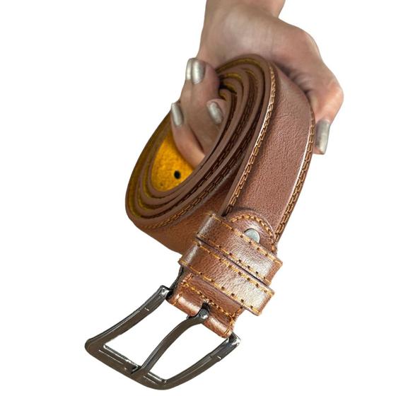 Imagem de Cinto Social Com Fivela Clássica Ideal Para Trajes Formais