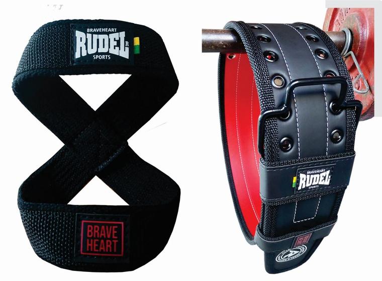 Cinturão Rudel-151 + Straps Rudel-h8 Combo - Rudel Sports Imagem de Cinturão Rudel-151 + Straps Rudel-h8 Combo