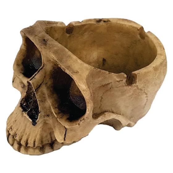 Imagem de Cinzeiro Crânio Caveira Resina Esqueleto