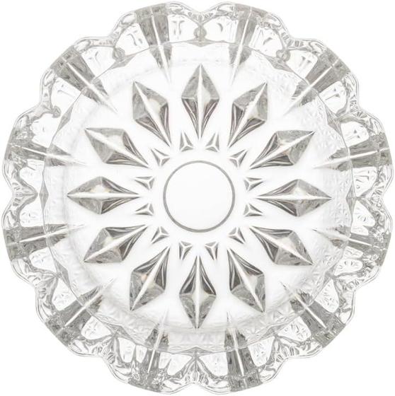 Imagem de Cinzeiro de Vidro Sunshine 15 cm x 5 cm Grande Resistente Design Sol
