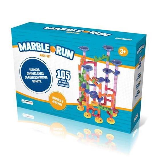 Circuito Bolinha de Gude Marble Run Race 105 Pçs Multikids - Jogos ...