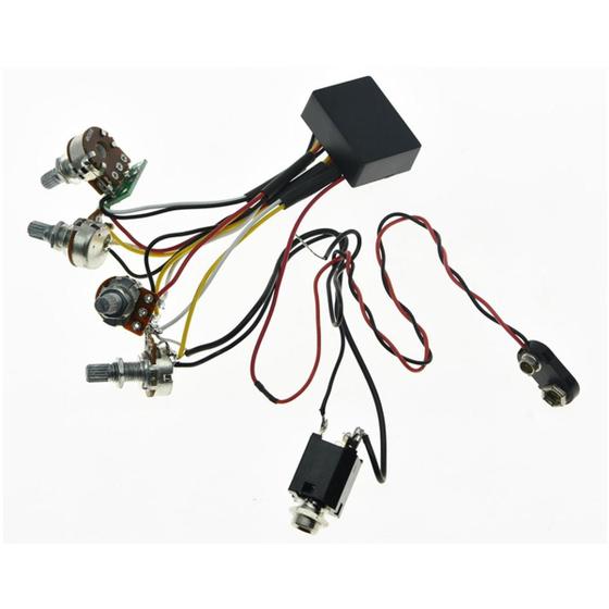 Imagem de Circuito Pré Amp. Ativo Baixo 2 Bandas Com Center Click 9010