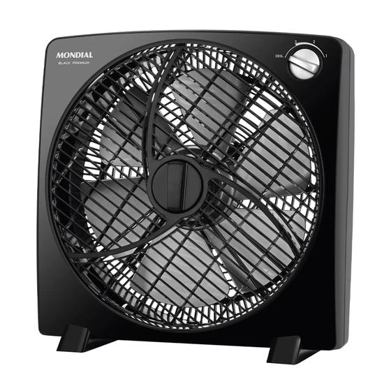 Imagem de Circulador de Ar  Mondial Black Premium 3 Velocidades  6Pás 60W CA-02-6P 220v