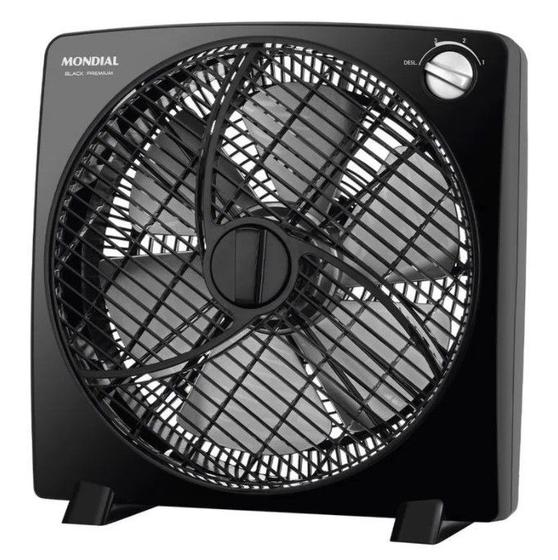 Circulador de Ar Mondial Premium 3 Velocidades Black CA-02 6 Pás 220v Menor preço em Circulador de Ar Mondial Premium 3 Velocidades Black CA-02 6 Pás 220v