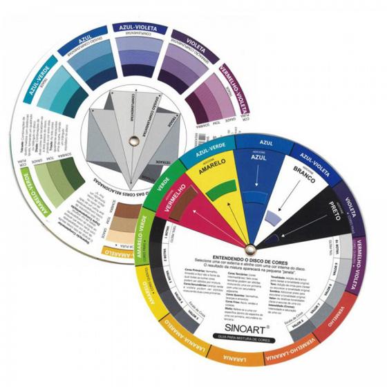 Imagem de Circulo Cromatico Cores Pequeno 13cm Portugues