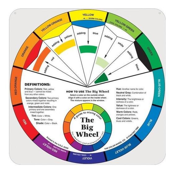 Imagem de Circulo Disco Cromático Color Gigante Wheel