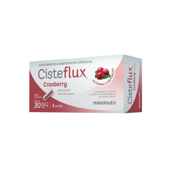 Imagem de Cisteflux Cramberry 500mg (30caps) - Maxinutri