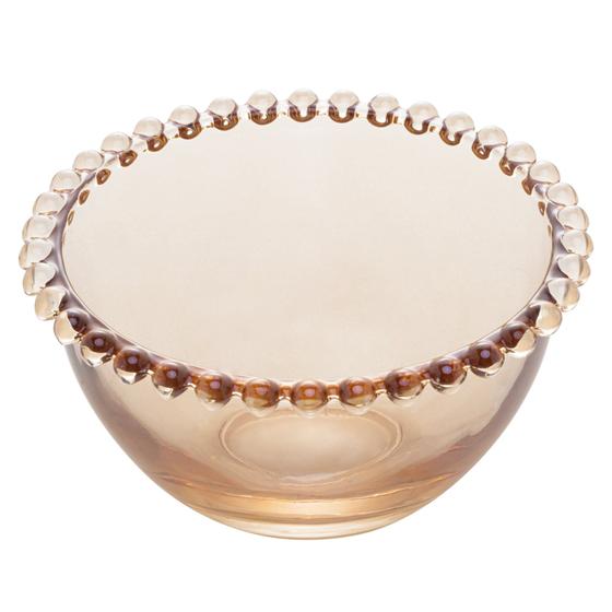 Imagem de Cj 4 Bowls Cristal Pearl Âmbar 14cm Wolff