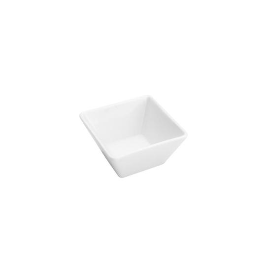 Imagem de Cj 4 Petisqueiras Porcelana Clean Branco 7X7X4Cm