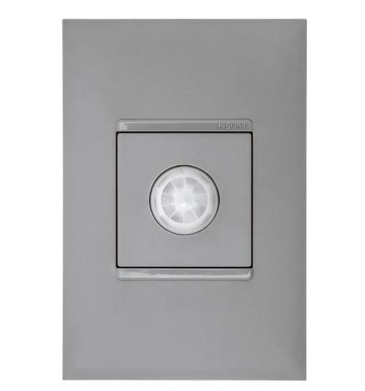 Imagem de Cj. c/1 sensor presença 4x2 biv cinza 611026cz pial plus