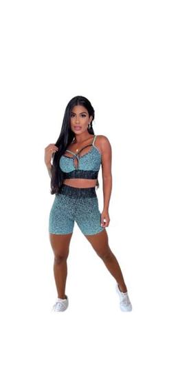 Imagem de Cj crush short e top jacquard