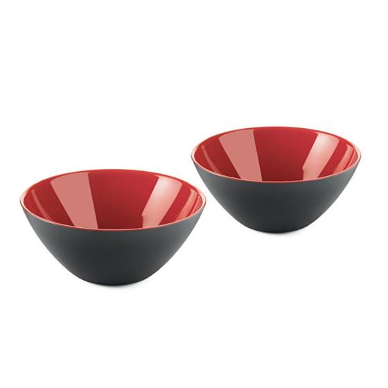 Imagem de Cj de 2 bowls 12cm em acrilico vermelho my fusion - guzzini 