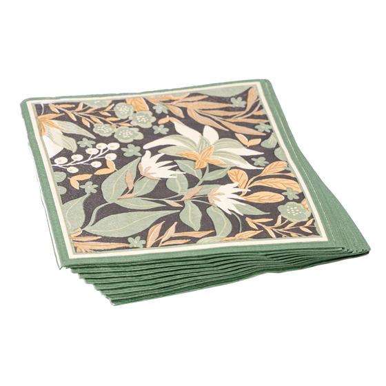 Imagem de Cj de 20 guardanapos de papel estampado green garden 25cm x 25cm
