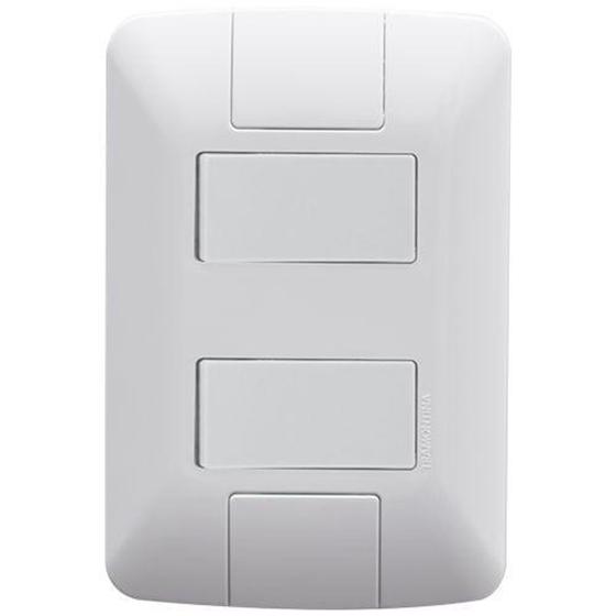 Imagem de Cj interruptor duplo paralelo  4x2 - tramontina aria - 57241/041