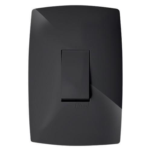 Imagem de Cj Interruptor Simples Vertical 4X2 - Blux Home Grafite