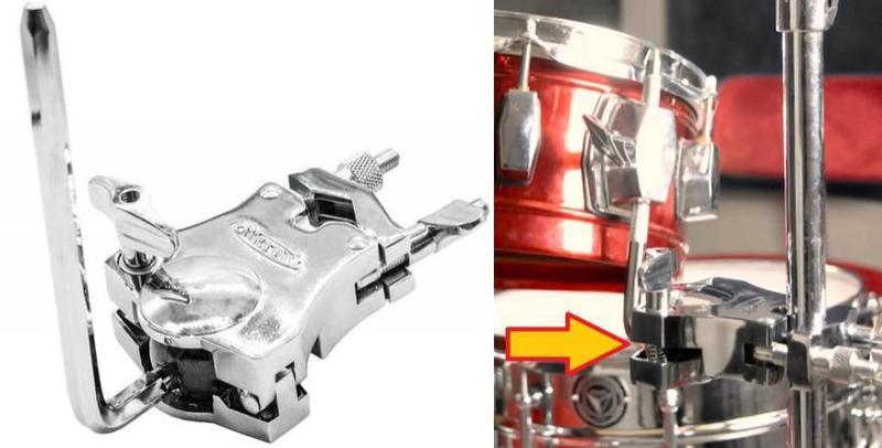 Imagem de Clamp Holder Torelli TCB88 com Haste Sextavada padrão Mapex para sustentar tons e acessórios