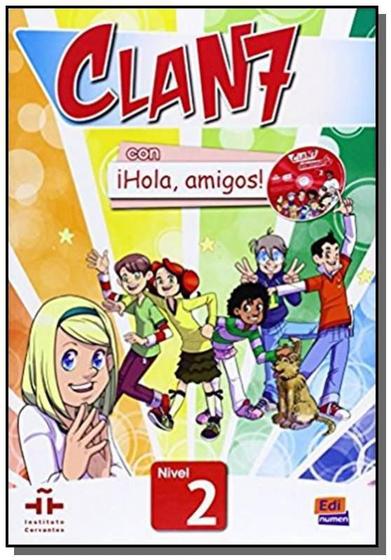 Imagem de Clan 7 con hola, amigos! 2 - libro del alumno - EDINUMEN