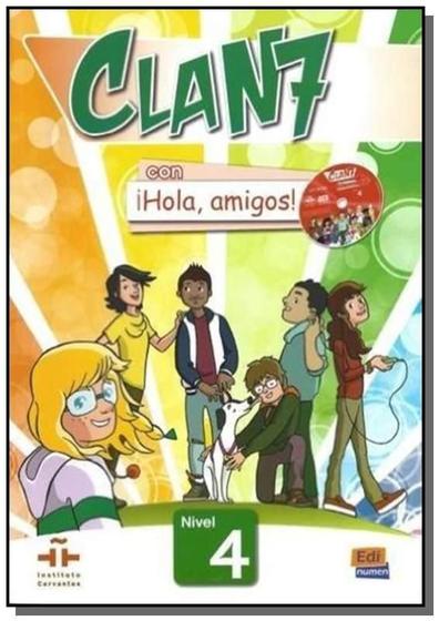 Imagem de Clan 7 con hola, amigos! 4 libro del alumno + cd-r - EDINUMEN