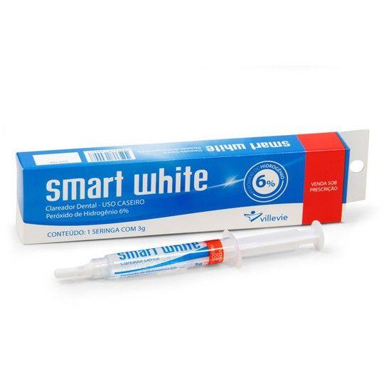 Imagem de Clareador 3 Bisnaga Smart White 6% 3g Villevie