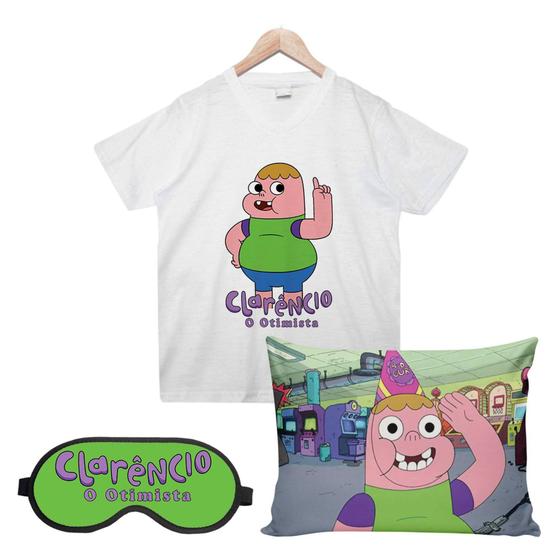 Imagem de Clarêncio O Otimista Camisa, Almofada e Máscara de dormir