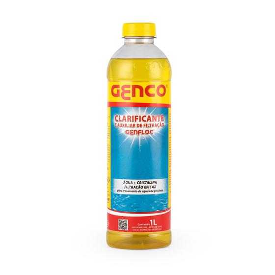 Imagem de Clarificante E Auxiliar De Filtração Genfloc 1 Litro Genco