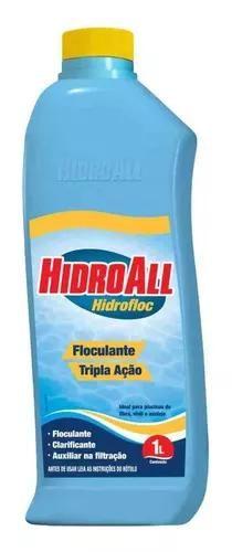 Imagem de Clarificante Floculante Hidrofloc Hidroall Para Piscinas 1 L