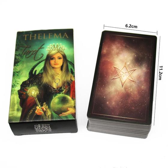 Imagem de Clássico Tarô Cartas Thelema Rider Waite Tarot For Beginners Card Game (Thelema)