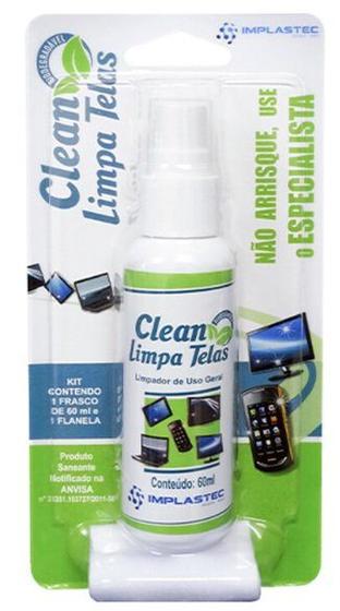 Imagem de Clean Limpa Telas 60ml Com Flanela