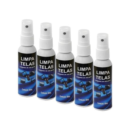 Imagem de Clean Limpa Telas E Óculos 60Ml Implastec Kit 5