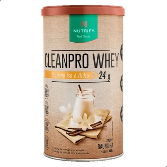 Imagem de Clean Pro Whey ISO e Hidro 450g Nutrify