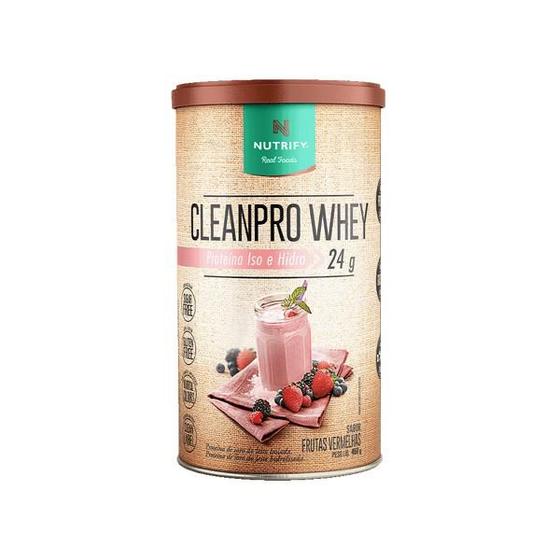 Imagem de Cleanpro Whey Frutas Vermelhas 450g - Nutrify