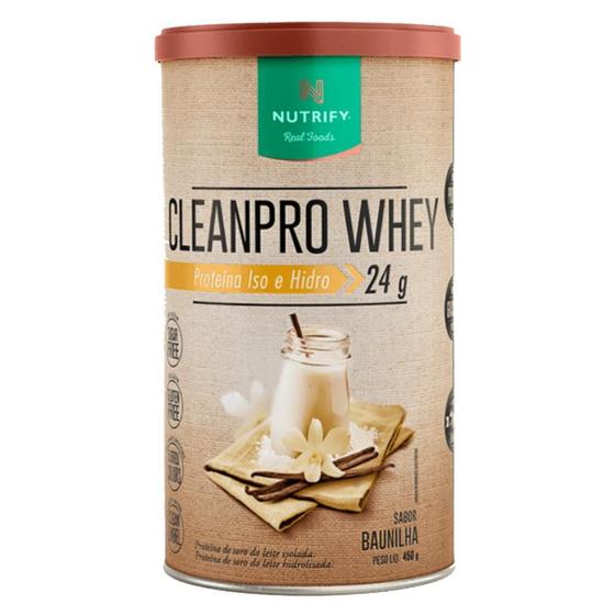 Imagem de Cleanpro Whey Protein Iso Hidrolisado Clean Label Baunilha