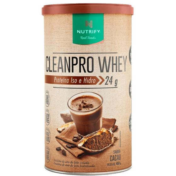 Imagem de Cleanpro Whey Protein Isolado Hidrolisado Clean Label Cacau